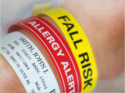 Fall Risk Wristbands