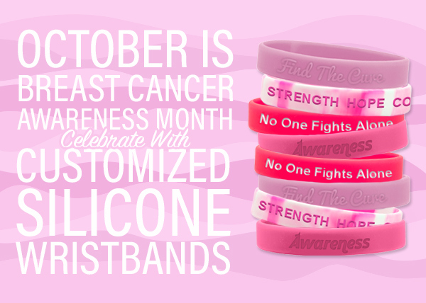 Breast Cancer Awareness Month Wristbands