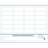 Adult Laser Band 10" x 7/8" w/ (24) 2-1/2" x 1" Chart Labels